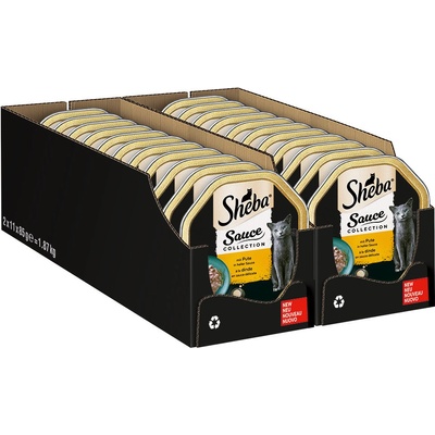 Sheba Krůtí kousky ve světlé omáčce 22 x 85 g
