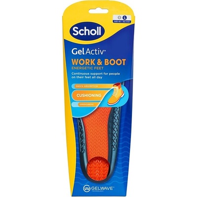 SCHOLL GelActiv work & boot gelové vložky large 1 pár