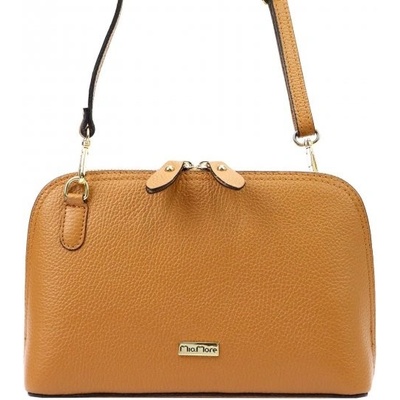 MiaMore kožená kabelka 01-043 Dollaro camel