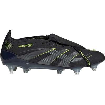 Adidas Футболни бутонки Adidas Predator Elite Fold-Over Tongue Adults Soft Ground Football Boots - Black/Lemon