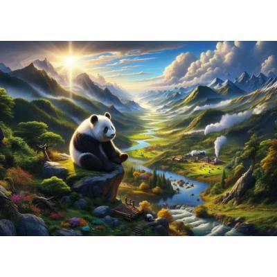 ART Útočisko pre pandy 500 dielov