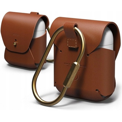 Elago Airpods Leather Case EAPLE-BR