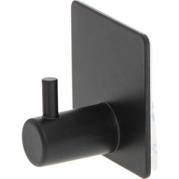 Самозалепваща се кука за баня, силна, черна (kx5687)