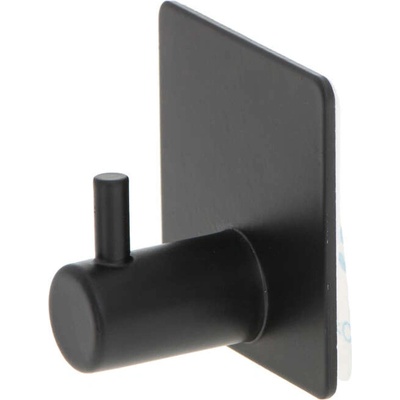 Самозалепваща се кука за баня, силна, черна (kx5687)