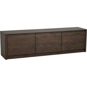 Rowico Home Скрин от декор от дъб в тъмно естествен цвят 180x50x40 cm Melstone - Rowico (148120)
