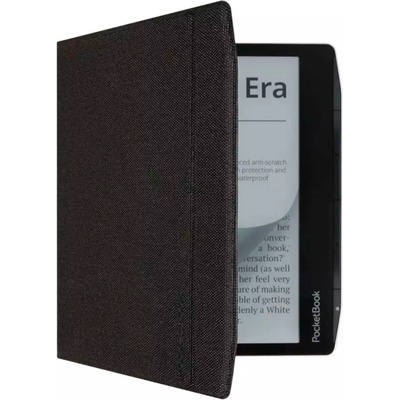 PocketBook Калъф PocketBook Charge, Canvas Black за Era, черен (HN-QI-PU-700-BK-WW)