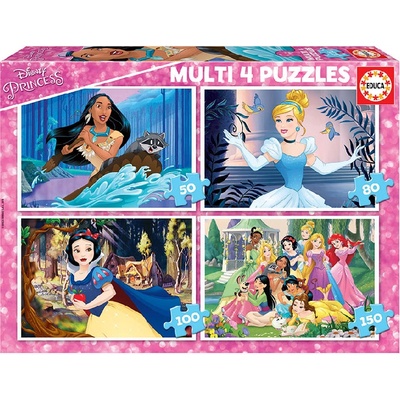 Educa Puzzle 50-80-100-150 Disney Princess (80-17637)