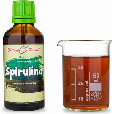 Bylinné kapky Spirulina Pavlovy bylinné kapky tinktura 50 ml