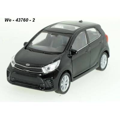 Welly Kia Picanto new black code 43760 modely aut 1:34
