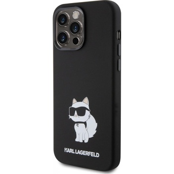 Karl Lagerfeld Liquid Silicone Choupette NFT iPhone 15 Pro Black