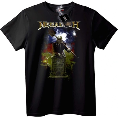 NOONEBRAND Тениска Megadeth 35-годишнина - M, White