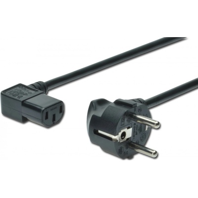 Digitus AK-440102-018-S napájecí kabel 240V, délka 1,8m CEE7pravoúhlý/IEC C13 pravoúhlý