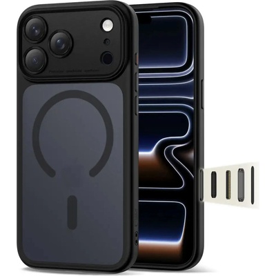 Tech-Protect Кейс Tech-Protect Magpeak Magsafe CC за iPhone 17 Pro - матово черен (5906302333554)