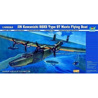 Trumpeter JIN Kawanishi H6K5 Type 97 Mavis Flying Boat 01322 1:144