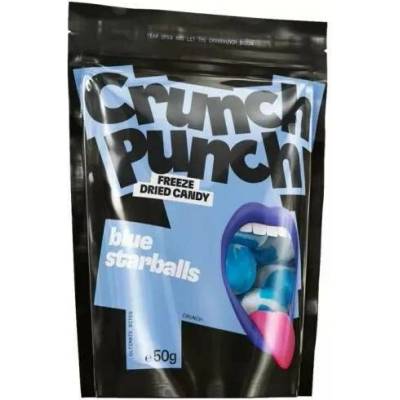 CrunchPunch freeze dried candy blue starballs 50 g