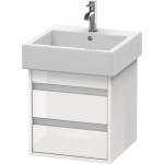 Duravit Ketho - Шкафче за умивалник 48x45x44 см, 2 чекмеджета, лъскаво бяло KT663502222 (KT663502222)