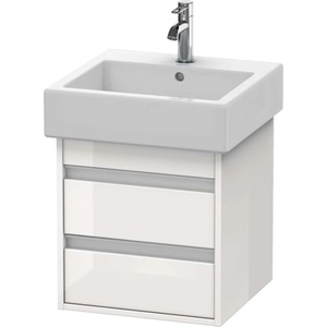 Duravit Ketho - Шкафче за умивалник 48x45x44 см, 2 чекмеджета, лъскаво бяло KT663502222 (KT663502222)