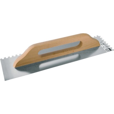 Extol Hladítko nerezové 480x130mm, 8x8mm