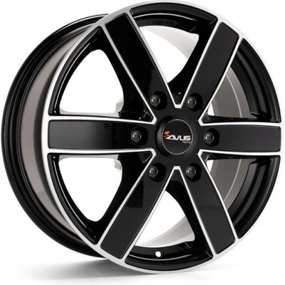 AVUS AC-V61 8x18 6x114,3 ET30 black polished