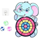 Ostatní společenské hry Terč s míčky na suchý zip