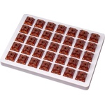 Keychron Суичове за механична клавиатура Keychron Gateron Phantom Brown Switch, Комплект 35 броя | Z113 (KEYCHRON-ACC-Z113)