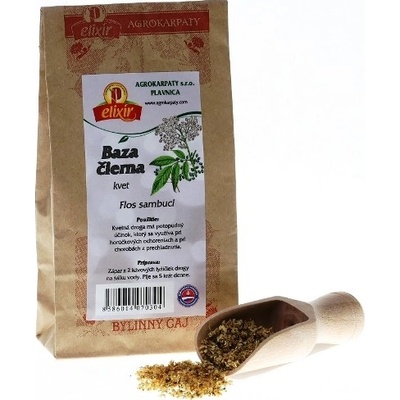 Agrokarpaty BAZA ČIERNA kvet bylinný čaj 30 g