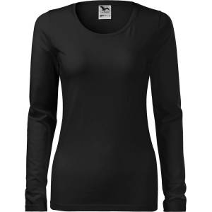 MALFINI Malfini slim 139 / Дамска тениска с дълъг ръкав - черна xs (1390112)