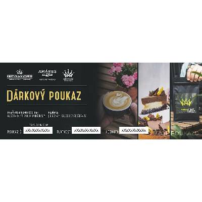 Amáres Coffee Dárkový poukaz Hodnota: 500Kč