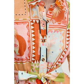 Never Fully Dressed Рокля с лен Never Fully Dressed (NFDDR1781)