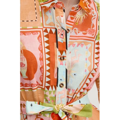 Never Fully Dressed Рокля с лен Never Fully Dressed (NFDDR1781)