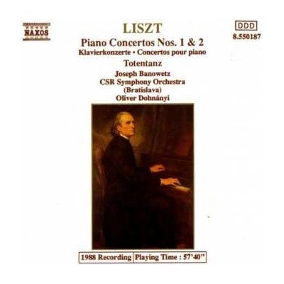 Franz Liszt - Piano Concertos Nos. 1 and 2 Totentanz CD