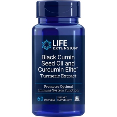 Life Extension Black Cumin Seed Oil and Curcumin Elite [60 Гел капсули]