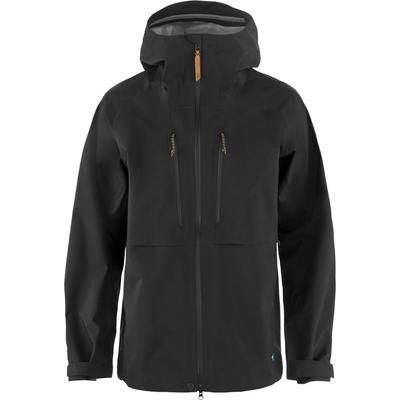 Fjällräven Мъжко водоустойчиво яке Fjällräven Keb GTX Jacket Waterproof jacket - Black - размер XL (002-3704-0114)