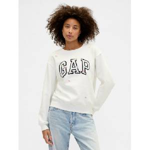 GAP Суитшърт с логото на GAP GAP | Byal | ЖЕНИ | XXL