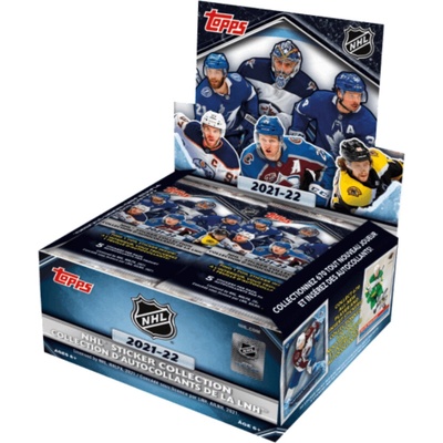 Topps 2021-22 NHL Sticker collection box