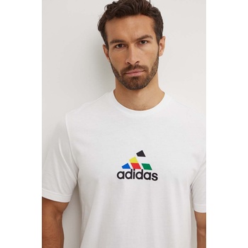 Adidas Памучна тениска adidas Tiro в бяло с принт IW2668 (IW2668)