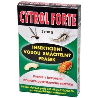 Cytrol Forte 2x10 g - prášok na hubenie hmyzu