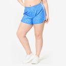 Domyos dámske ľahké šortky modré s pásikmi modrá