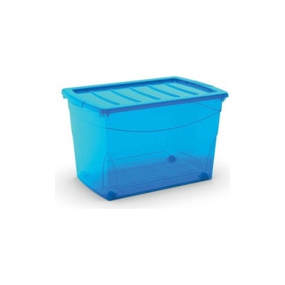 KIS Omnibox XL Modrý 60l s kolečky KIS 008612TSTS