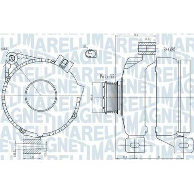 generátor MAGNETI MARELLI 063731967010