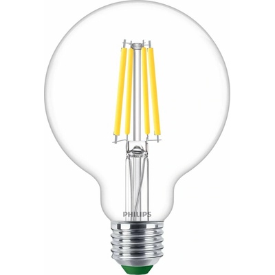 Philips LED žiarovka Globe E27 G95 4W = 60W 840lm 4000K Neutrálne vlákno Ultra Efficient