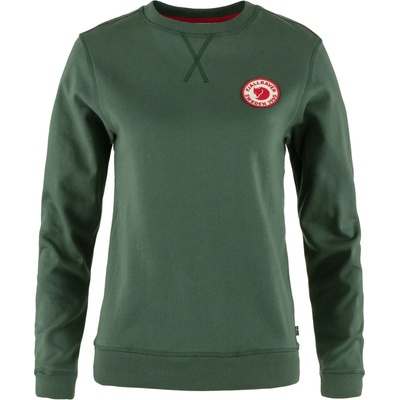 Fjällräven Дамски пуловер Fjällräven Women's 1960 Logo Badge Sweater Jumper - Deep Patina (117-2712-0214)