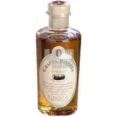 Sibona Barbera Sherry Wood 44% 0,5 l (holá láhev)