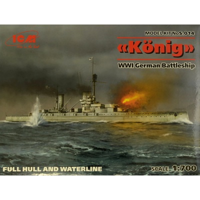 ICM König WWI German Battleship 1:700