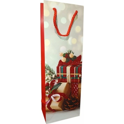 Vánoční dárková taška - Na víno/ láhev Varianta 2