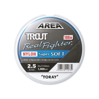 Toray Trout Area Real Fighter Nylon SOFT 100m 0,128mm