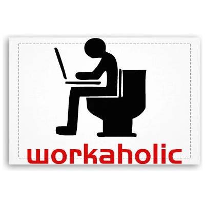 Fotoobraz 60x40 cm malý Workoholic