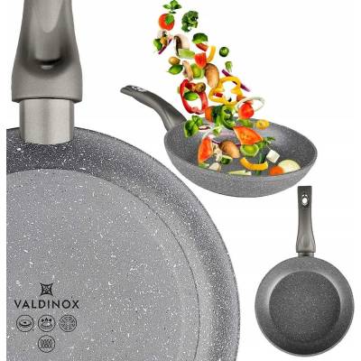 Tradiční pánev s nepřilnavým povrchem Valdinox Rock 26 cm indukce a plyn