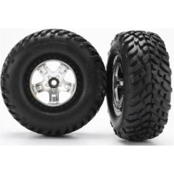 Traxxas колело 2.2/3.0", джанта SCT сатенено-черна, гума SCT (2) (2WD предна)
