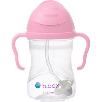 b.box hrnček so slamkou čerešňový kvet 240 ml